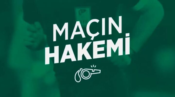 Bursaspor – Karşıyaka maçının hakemi belli oldu