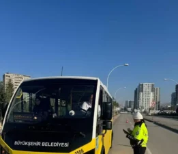 Bursa’da trafik şubeden denetleme