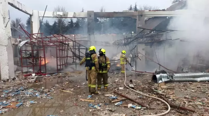 Balıkesir’de patlayıcı fabrikasında yangın: 12 ölü, 5 yaralı