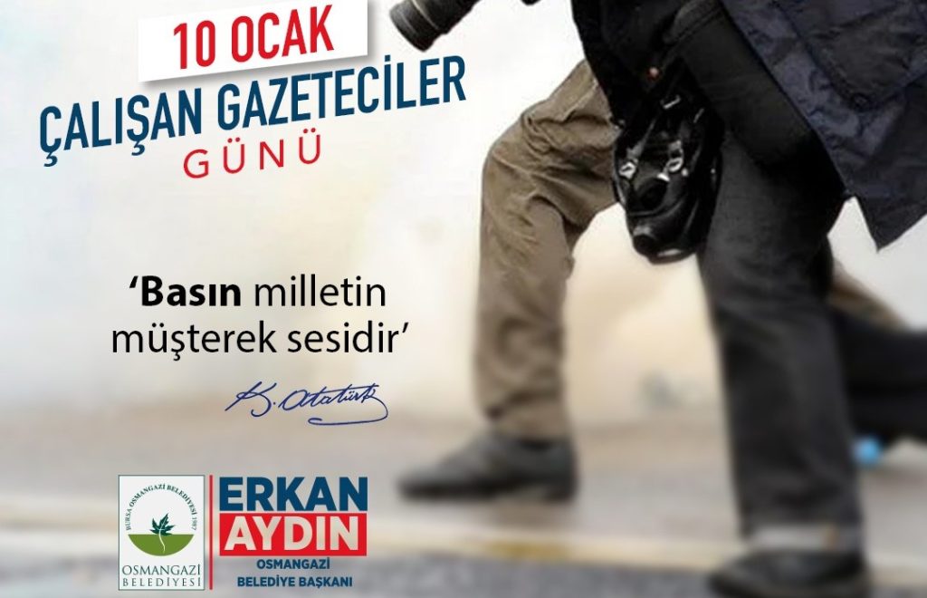 Erkan Aydın’dan ’10 Ocak Çalışan Gazeteciler Günü’ mesajı