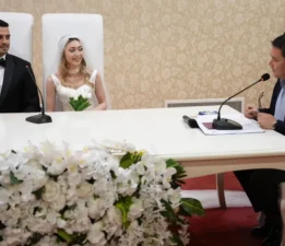 Bursa Osmangazi’de 1 yılda 6 bin 636 nikah kıyıldı