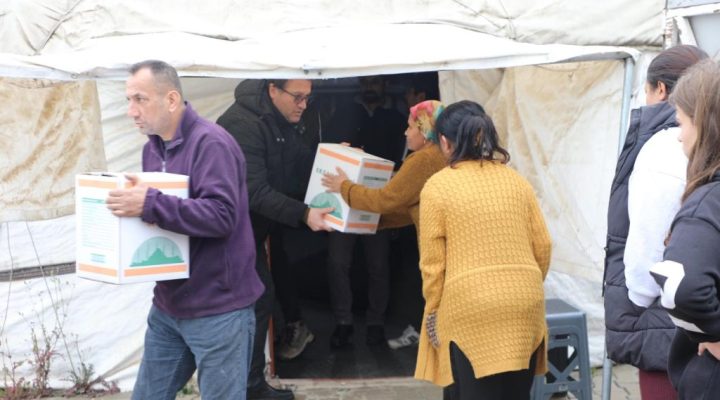 Mudanya’dan Hatay’a dayanışma eli